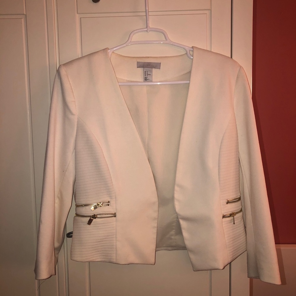 H&M White Blazer
